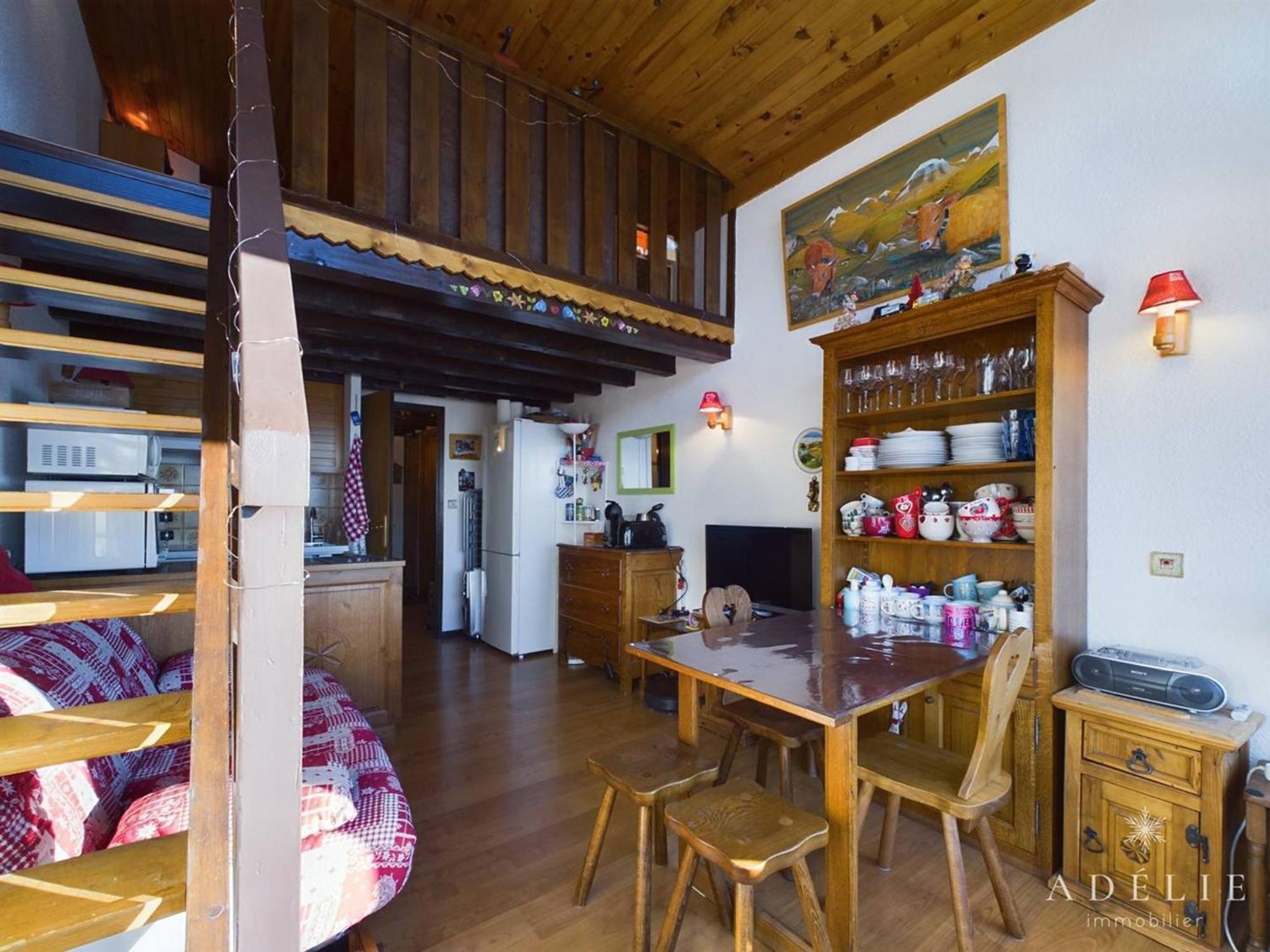 Studio Avec Mezzanine Pour 4 Pers, Proche Commerces Et Remontees - Fr-1-398-677 Montvalezan Екстер'єр фото